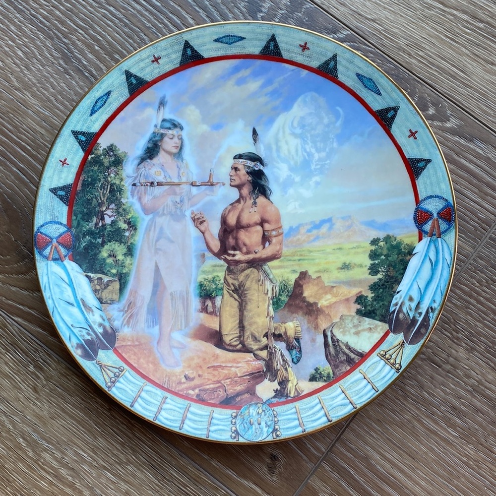 Authentic Hamilton Collection Native American Legends plate